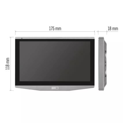 Допълнителен монитор за видеозвънец GoSmart 12V Wi-Fi Tuya