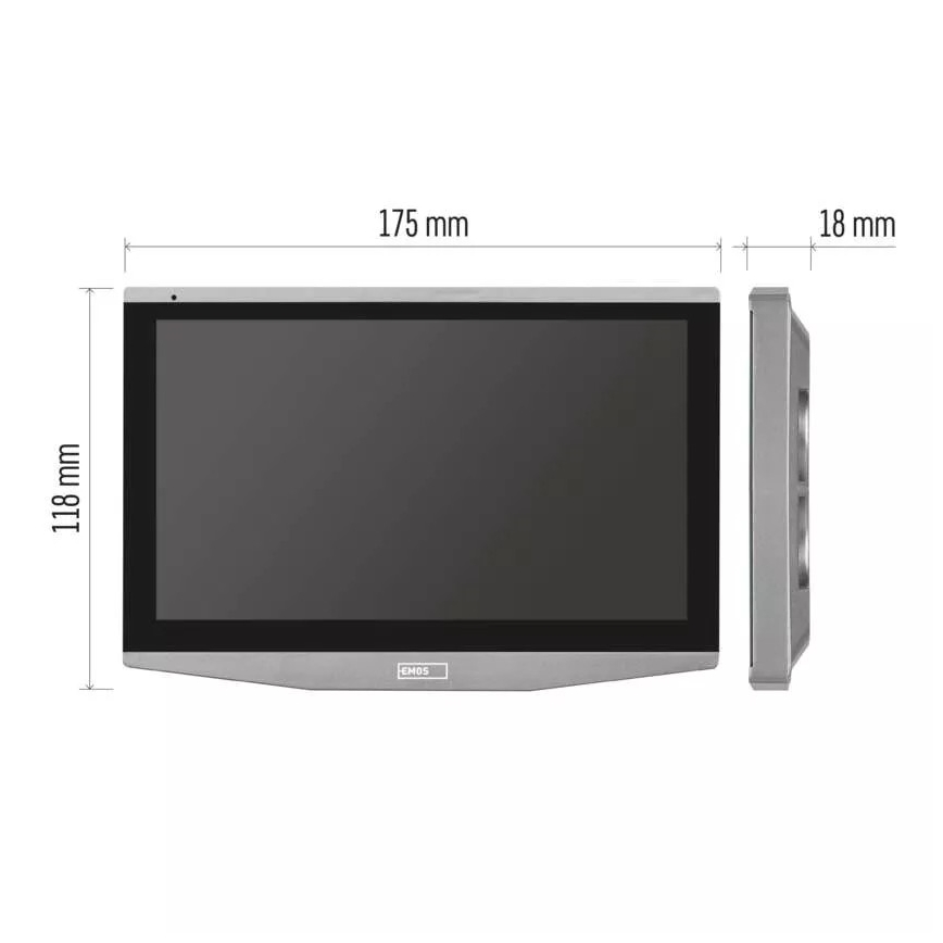Допълнителен монитор за видеозвънец GoSmart 12V Wi-Fi Tuya