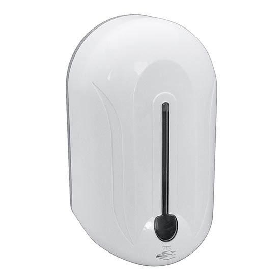 Дозатор за дезинфектант 14x23,5 cm бял