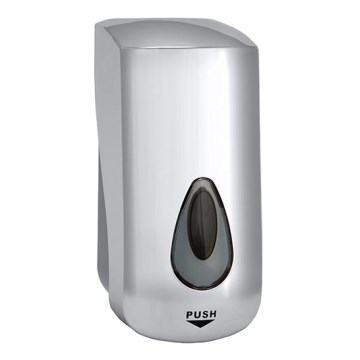 Дозатор за сапун 11,5x24,5 см сребрист