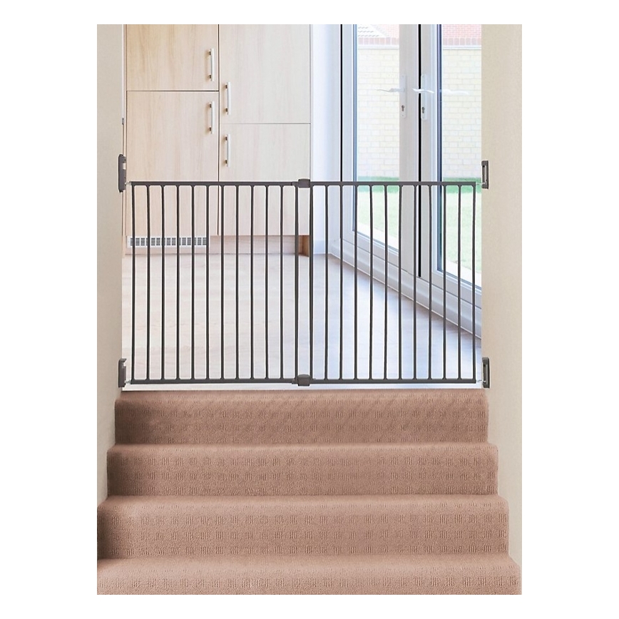 Dreambaby - Защитна бариера BROADWAY 76-134,5 см сив