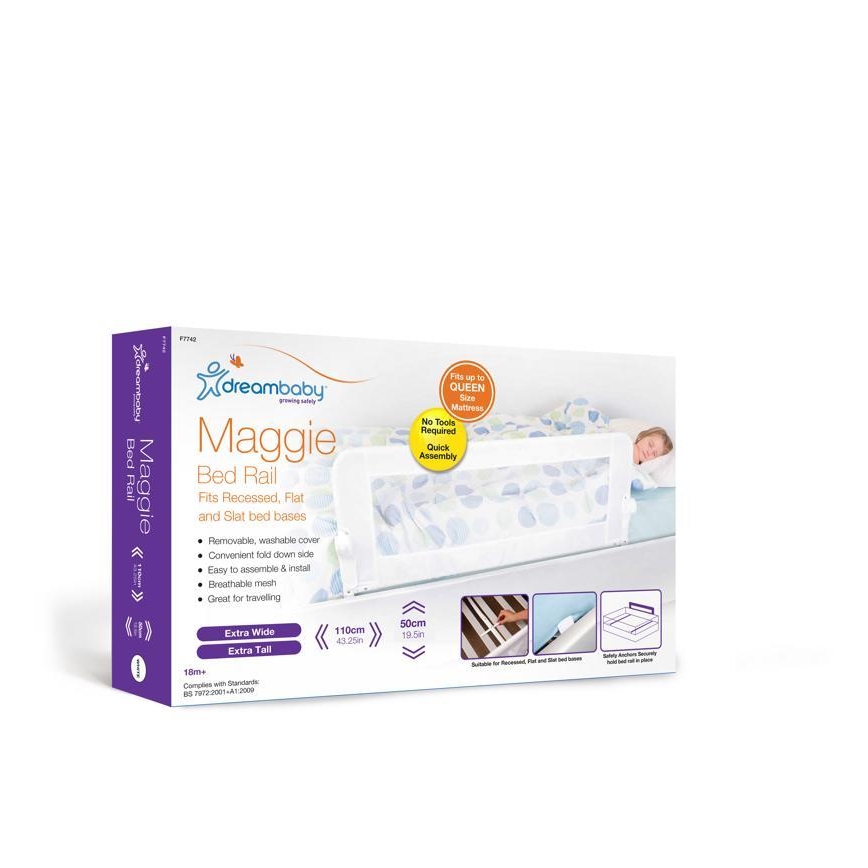 Dreambaby - Защитна преграда за кошарка MAGGIE 110x50 cм