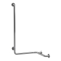 Дръжка за душ 66x118 cm неръждаема стомана/сребриста