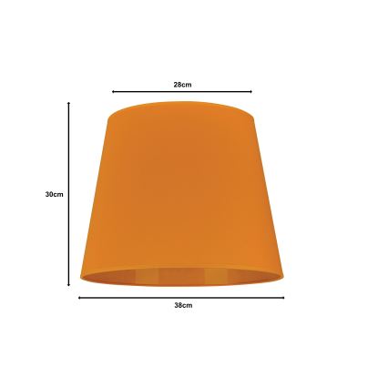 Duolla - Абажур за подова лампа CLASSIC L E27 пр. 38 см жълт