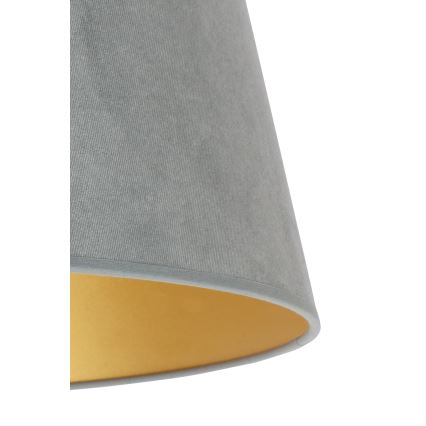 Duolla - Абажур за настолна лампа CONE M E27 Ø 28 см сив