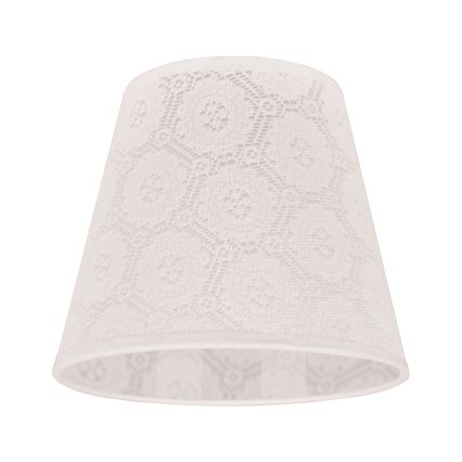 Duolla - Абажур за настолна лампа SOFIA XS E14 пр. 18,5 см бял