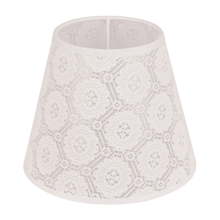 Duolla - Абажур за настолна лампа SOFIA XS E14 пр. 18,5 см бял