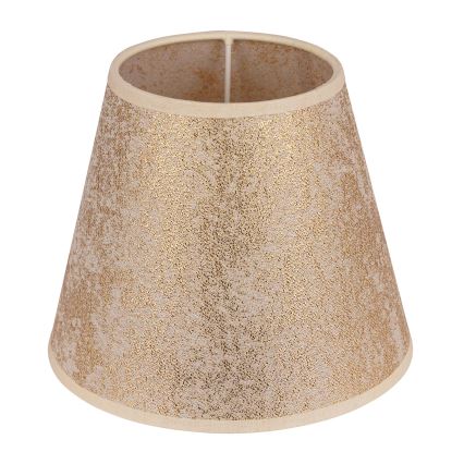 Duolla - Абажур за настолна лампа SOFIA XS E14 пр. 18,5 см златист