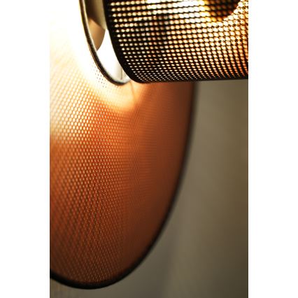 Duolla - Аплик TOKYO SHINY 1xE27/15W/230V Ø 50 см меден/черен