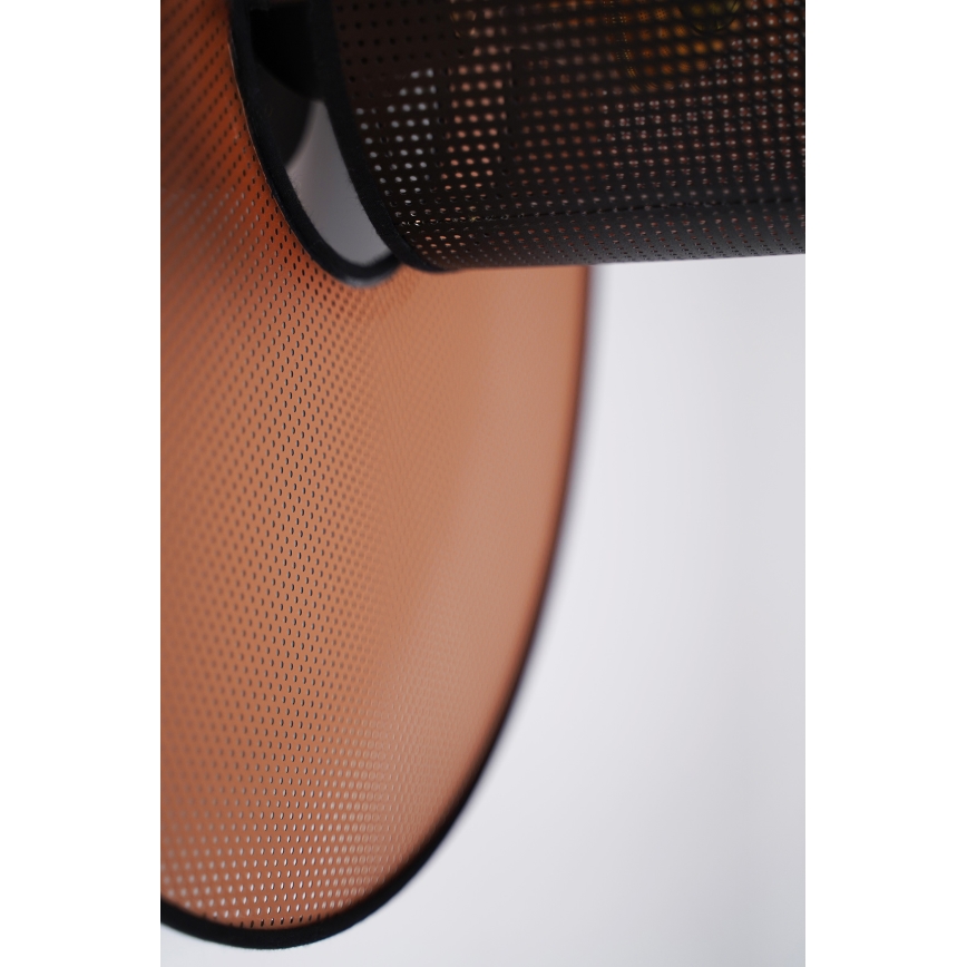 Duolla - Аплик TOKYO SHINY 1xE27/15W/230V Ø 50 см меден/черен