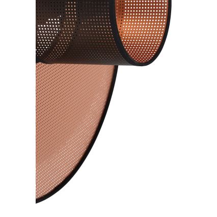 Duolla - Аплик TOKYO SHINY 1xE27/15W/230V Ø 50 см меден/черен