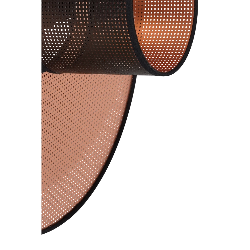 Duolla - Аплик TOKYO SHINY 1xE27/15W/230V Ø 50 см меден/черен