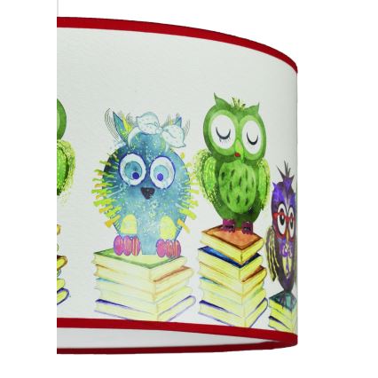 Duolla - Детски пендел OWL 1xE27/15W/230V Ø 35 см
