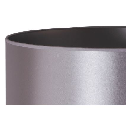 Duolla - Лампион CANNES 1xE27/15W/230V Ø 45 см сребрист/черен