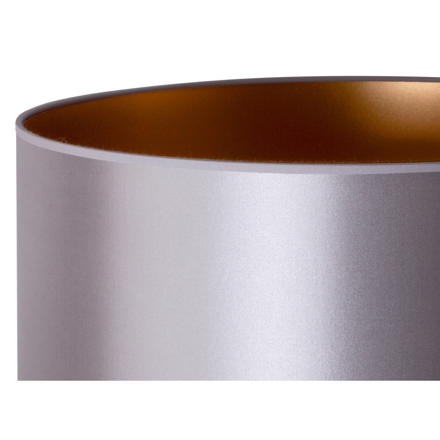 Duolla - Лампион CANNES 1xE27/15W/230V Ø 45 см сребрист/меден/черен