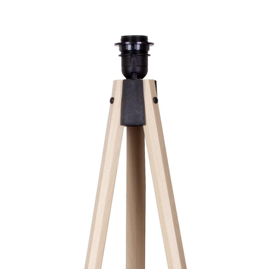 Duolla - Лампион DUO 1xE27/60W/230V Ø 44 см черен/бежов