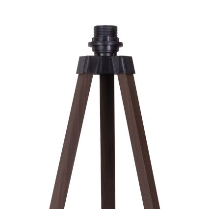 Duolla - Лампион DUO 1xE27/60W/230V Ø 44 см черен/кафяв