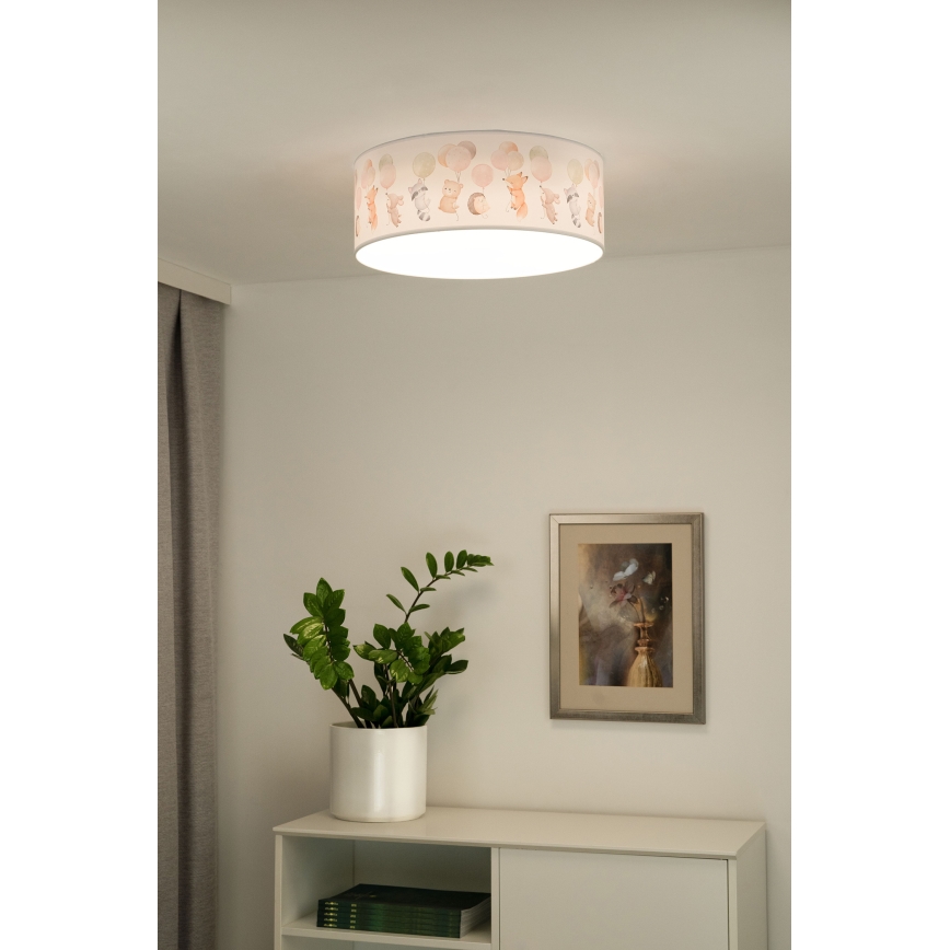 Duolla - LED Детско таванно осветително тяло CORTINA LED/26W/230V пр. 40 см 4000K