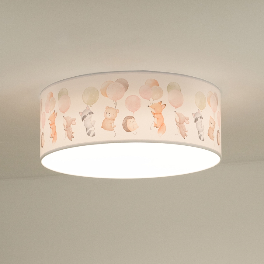 Duolla - LED Детско таванно осветително тяло CORTINA LED/26W/230V пр. 40 см 4000K