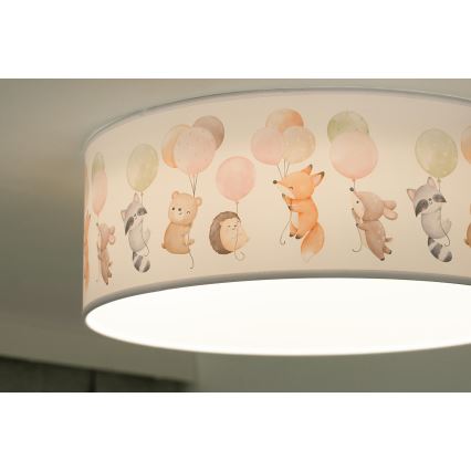 Duolla - LED Детско таванно осветително тяло CORTINA LED/26W/230V пр. 40 см 4000K