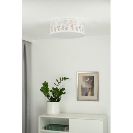 Duolla - LED Детско таванно осветително тяло CORTINA LED/26W/230V пр. 40 см 4000K