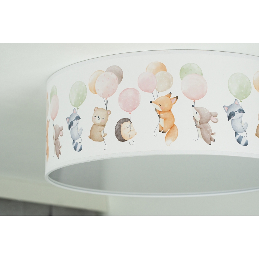 Duolla - LED Детско таванно осветително тяло CORTINA LED/26W/230V пр. 40 см 4000K