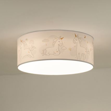 Duolla - LED Детско таванно осветително тяло CORTINA LED/26W/230V пр. 40 см 4000K
