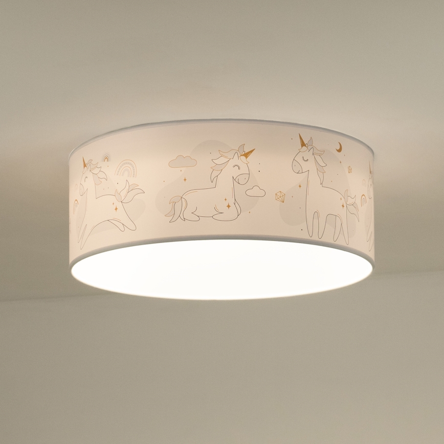 Duolla - LED Детско таванно осветително тяло CORTINA LED/26W/230V пр. 40 см 4000K