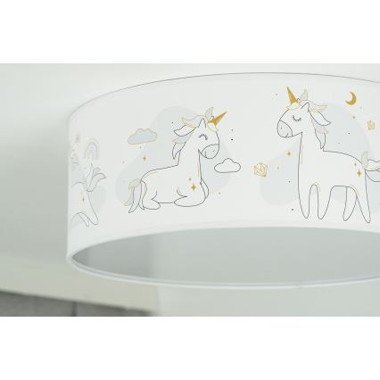 Duolla - LED Детско таванно осветително тяло CORTINA LED/26W/230V пр. 40 см 4000K