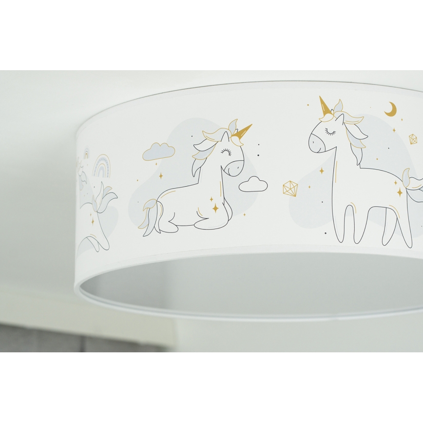 Duolla - LED Детско таванно осветително тяло CORTINA LED/26W/230V пр. 40 см 4000K