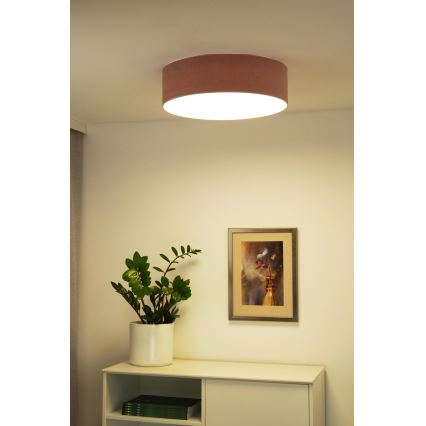 Duolla - LED Плафониера CORTINA LED/26W/230V Ø 30 см 4000K розов