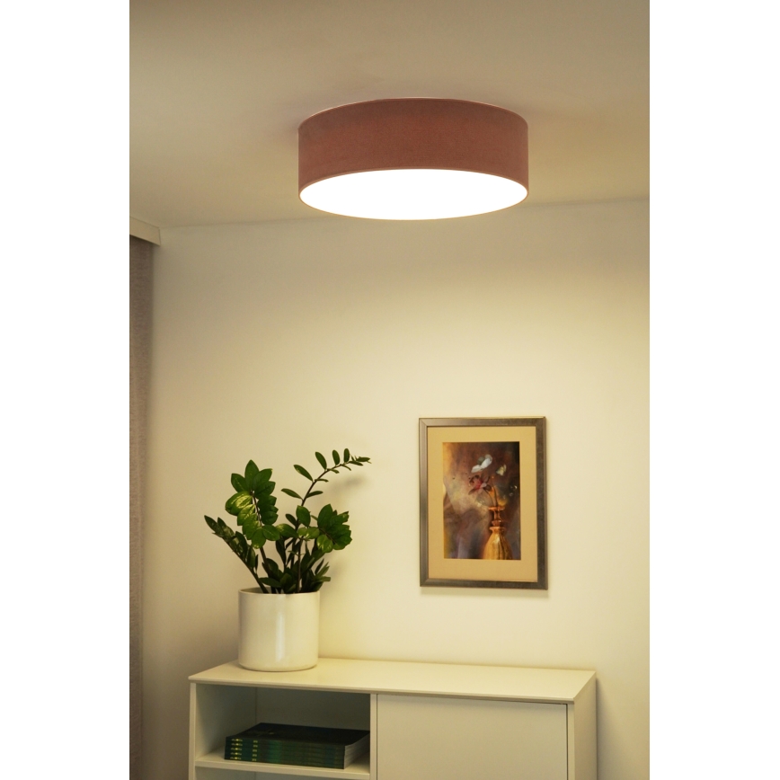 Duolla - LED Плафониера CORTINA LED/26W/230V Ø 30 см 4000K розов
