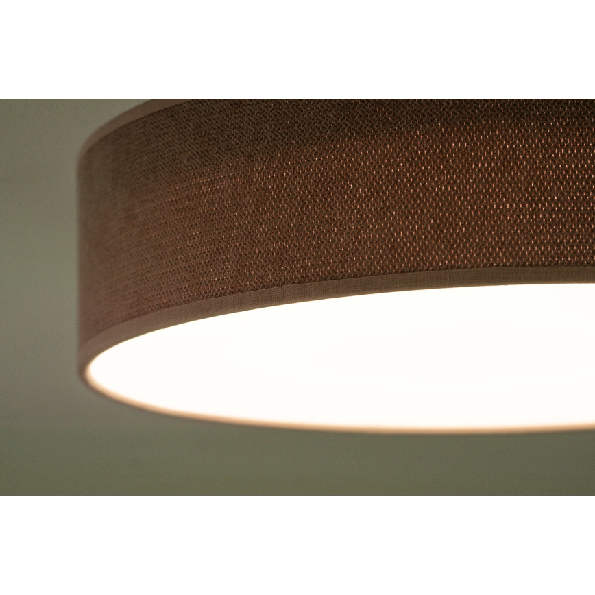 Duolla - LED Плафониера CORTINA LED/26W/230V Ø 30 см 4000K розов