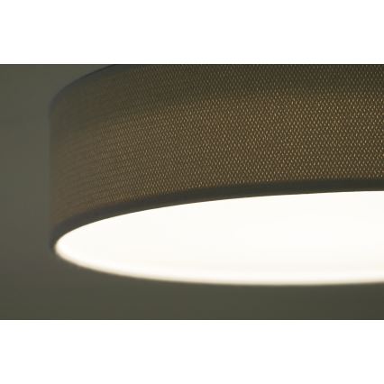 Duolla - LED Плафониера CORTINA LED/26W/230V Ø 30 см 4000K сив