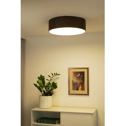 Duolla - LED Плафониера CORTINA LED/26W/230V Ø 30 см 4000K кафяв