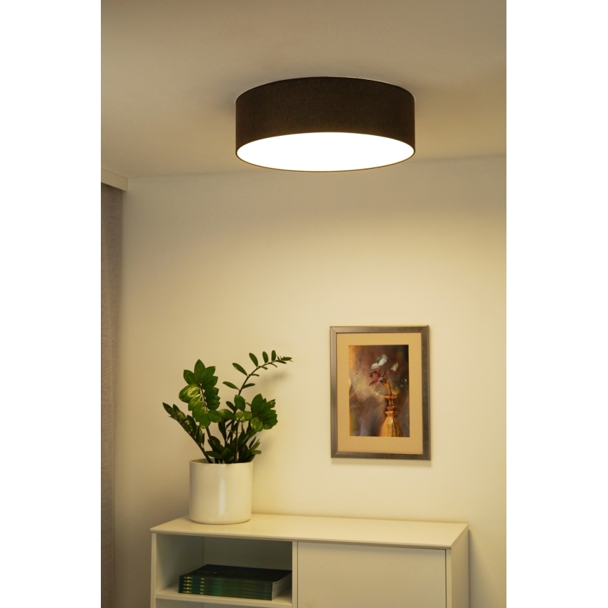 Duolla - LED Плафониера CORTINA LED/26W/230V Ø 30 см 4000K кафяв
