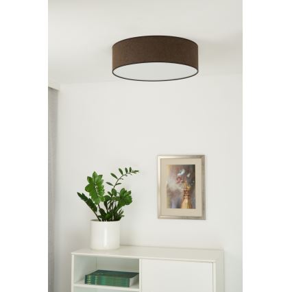 Duolla - LED Плафониера CORTINA LED/26W/230V Ø 30 см 4000K кафяв