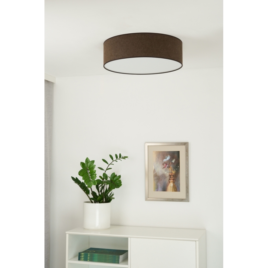 Duolla - LED Плафониера CORTINA LED/26W/230V Ø 30 см 4000K кафяв