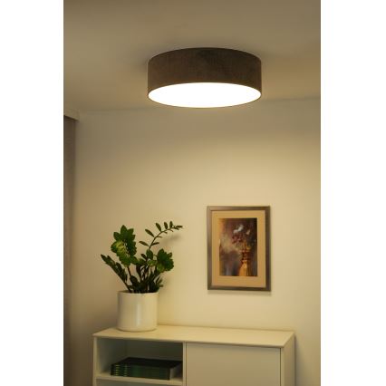 Duolla - LED Плафониера CORTINA LED/26W/230V Ø 30 см 4000K кафяв