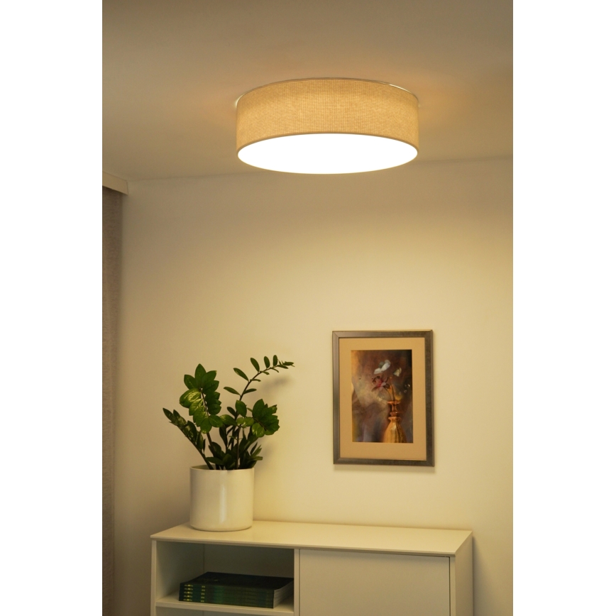 Duolla - LED Плафониера CORTINA LED/26W/230V Ø 30 см 4000K кремав