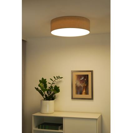 Duolla - LED Плафониера CORTINA LED/26W/230V Ø 45 см 4000K бежов
