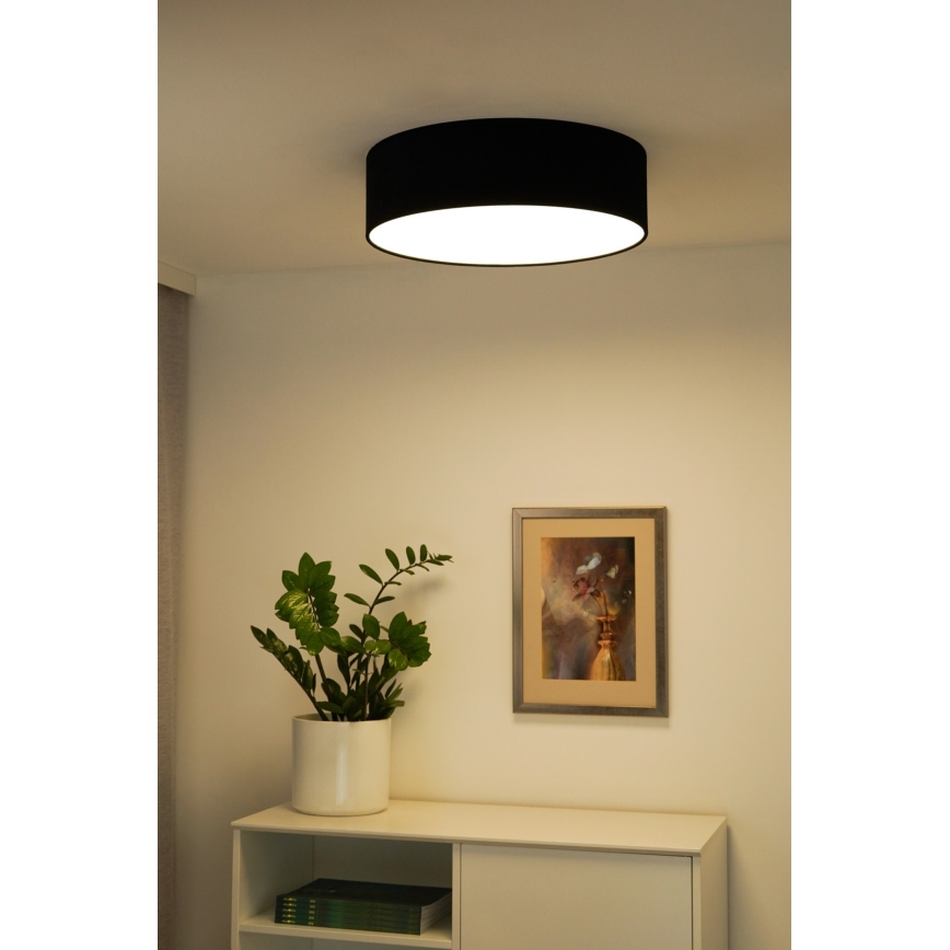 Duolla - LED Плафониера CORTINA LED/26W/230V Ø 45 см 4000K черен