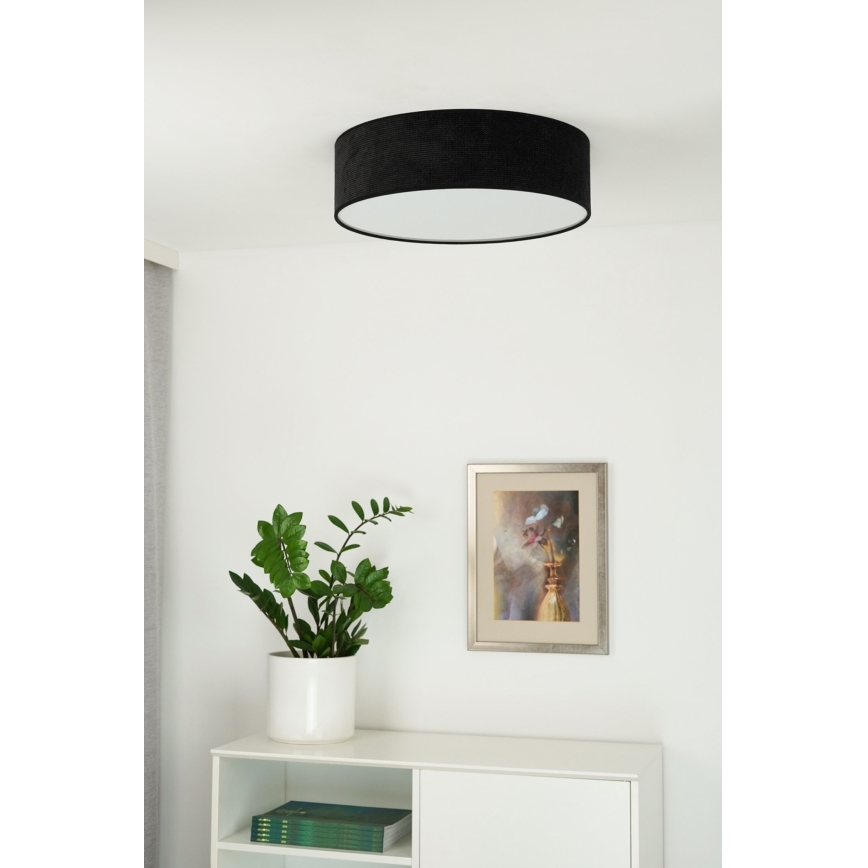 Duolla - LED Плафониера CORTINA LED/26W/230V Ø 45 см 4000K черен