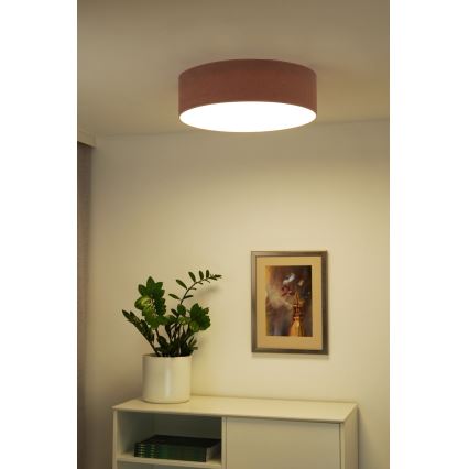 Duolla - LED Плафониера CORTINA LED/26W/230V Ø 45 см 4000K розов