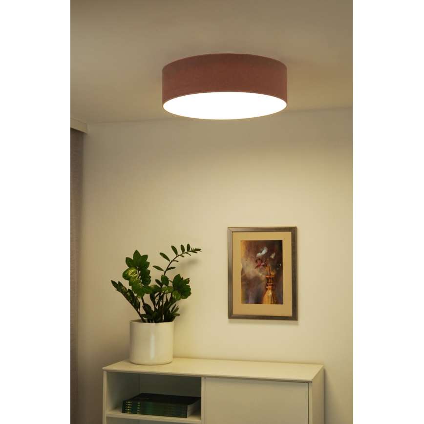 Duolla - LED Плафониера CORTINA LED/26W/230V Ø 45 см 4000K розов