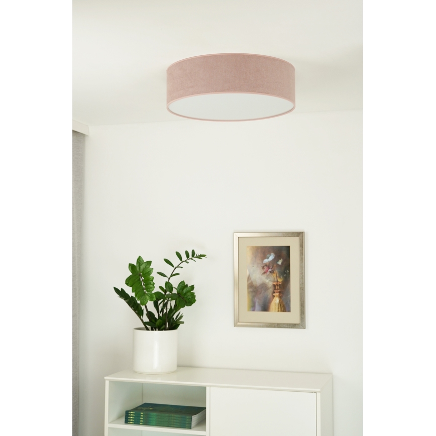 Duolla - LED Плафониера CORTINA LED/26W/230V Ø 45 см 4000K розов