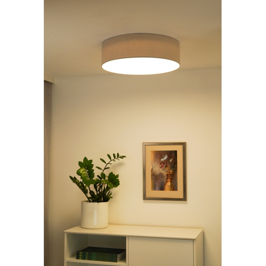 Duolla - LED Плафониера CORTINA LED/26W/230V Ø 45 см 4000K сив