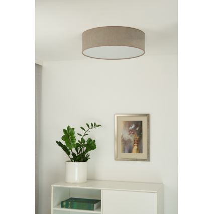 Duolla - LED Плафониера CORTINA LED/26W/230V Ø 45 см 4000K кафяв