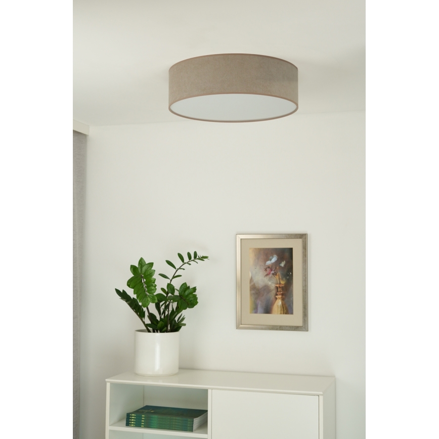 Duolla - LED Плафониера CORTINA LED/26W/230V Ø 45 см 4000K кафяв