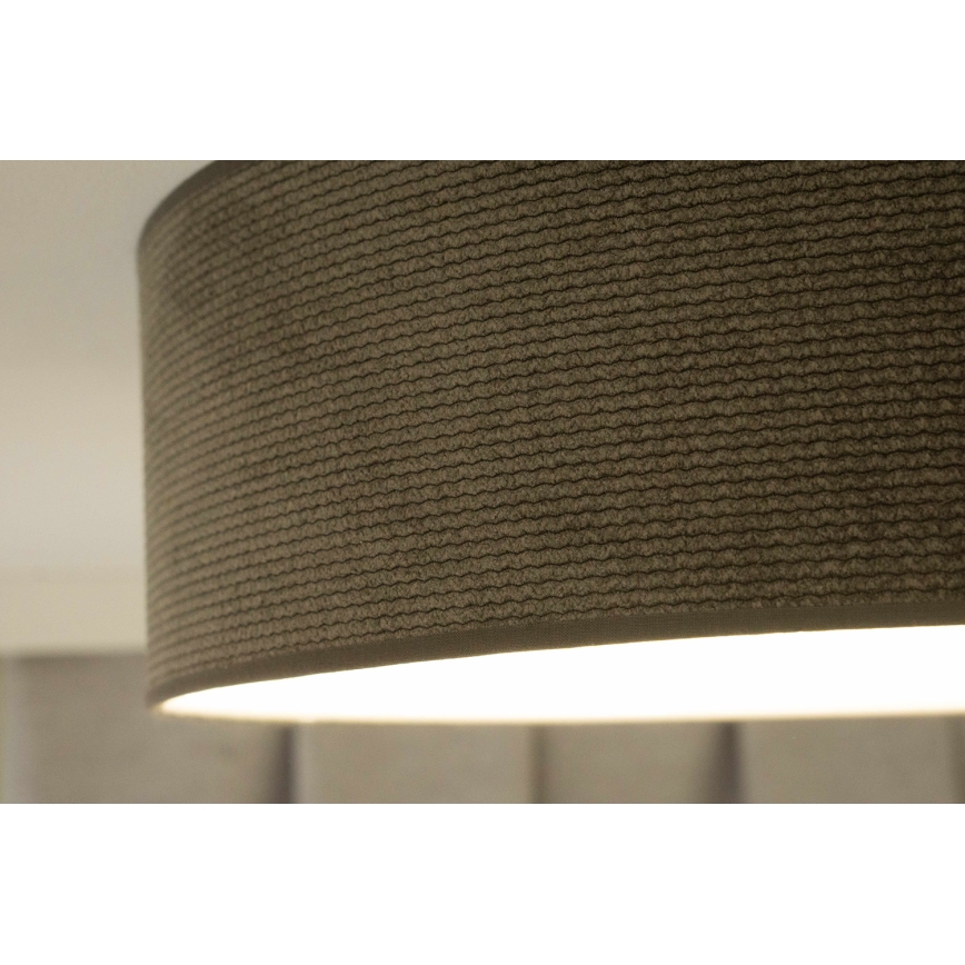 Duolla - LED Плафониера CORTINA LED/26W/230V Ø 45 см 4000K кафяв